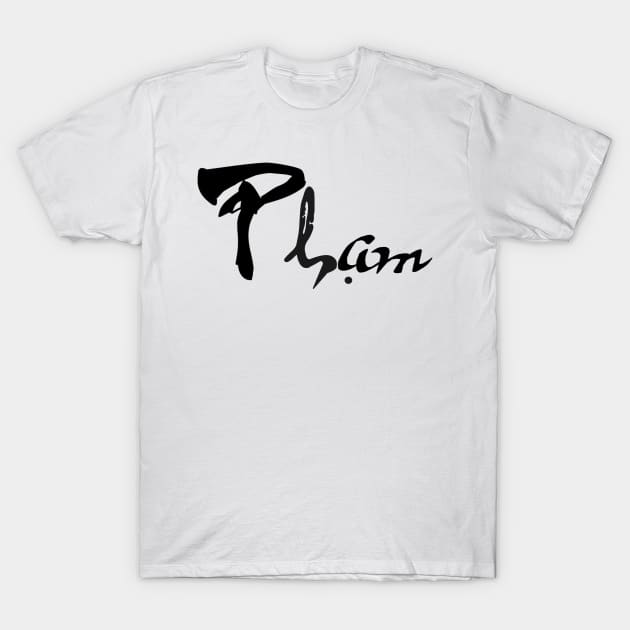 Pham Viet Last Name Calligraphy Art T-Shirt by AZNSnackShop